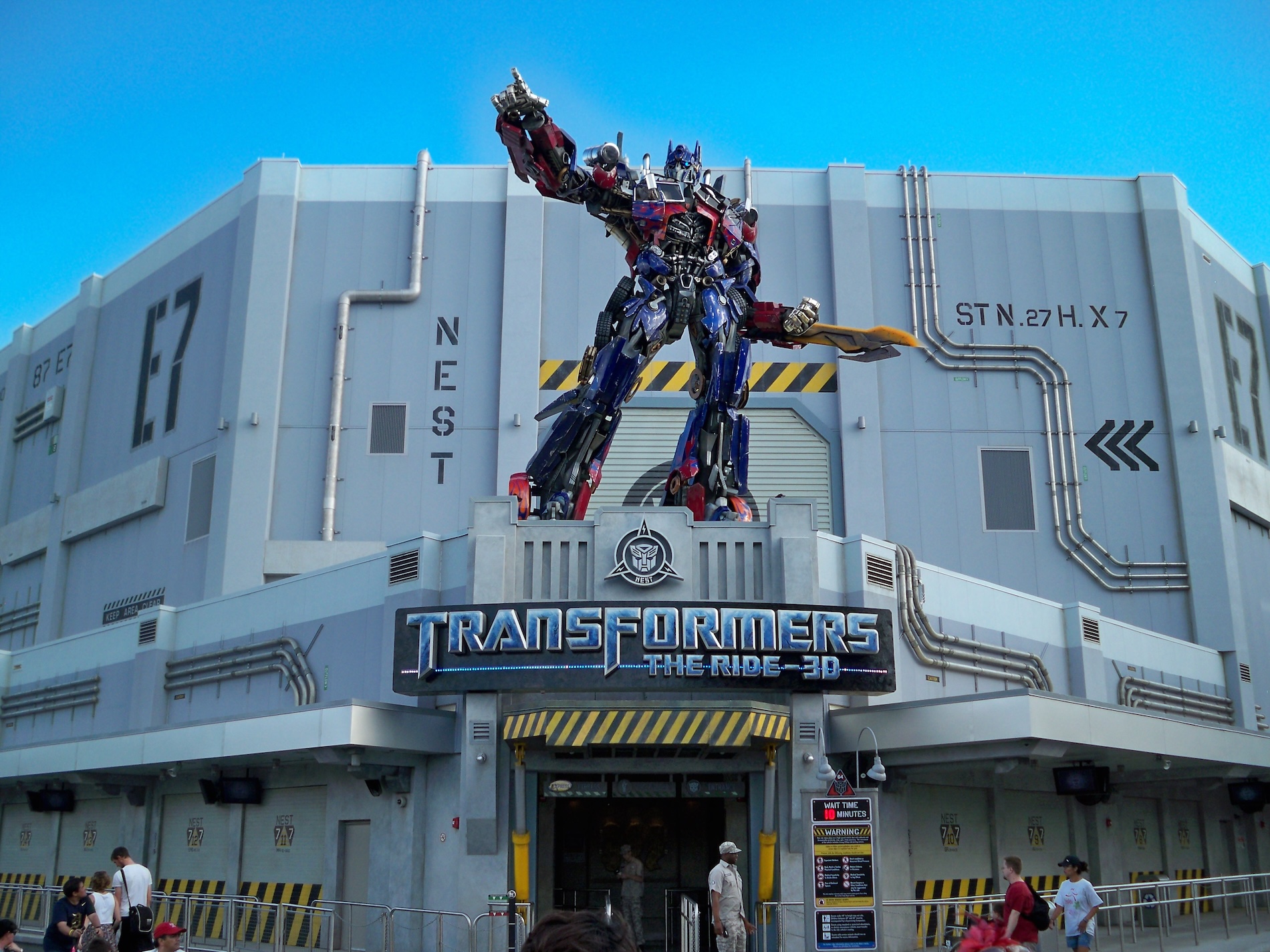 Transformers Ride Universal Studios_Steel_Services